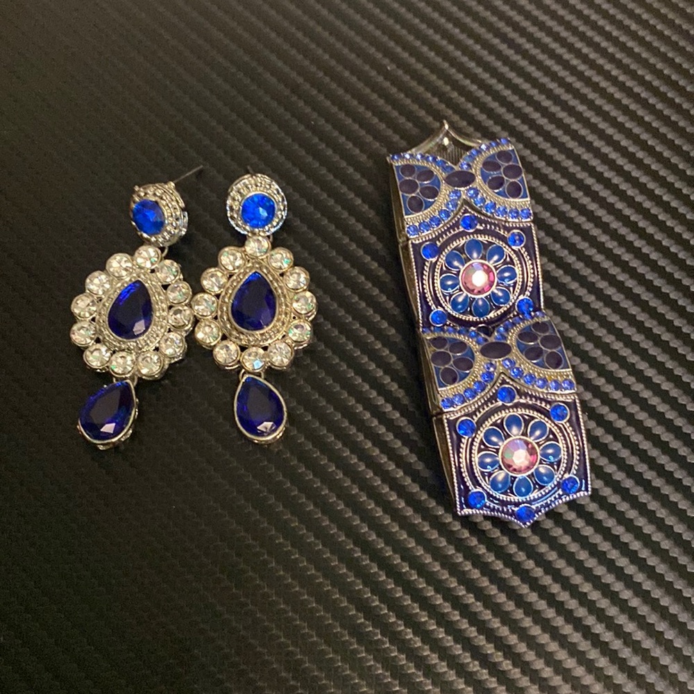 Earring and bracelet